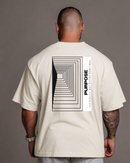 Camiseta Oversized Off-White Proposito