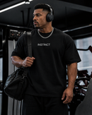 Camiseta preta oversized Built Instinct